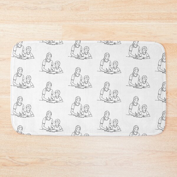 Item preview, A volunteer helping children with schoolwork designed and sold by rasagamastore.