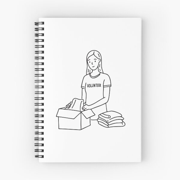 Item preview, A volunteer organizing donated clothes designed and sold by rasagamastore.