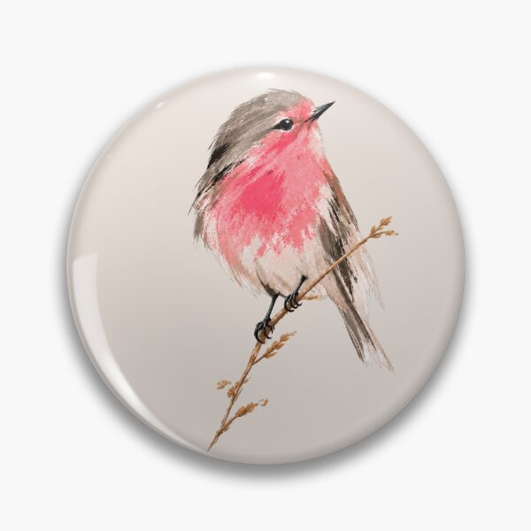 Item preview, Minimalist Pink Robin designed and sold by scicilysimonee.
