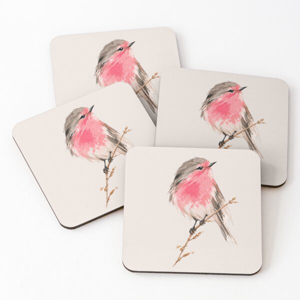 Item preview, Minimalist Pink Robin designed and sold by scicilysimonee.