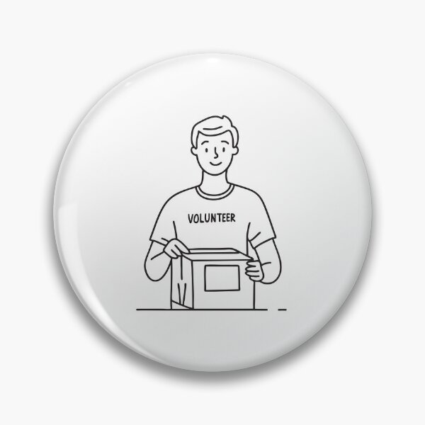 Item preview, A volunteer packing supplies in a donation center designed and sold by rasagamastore.