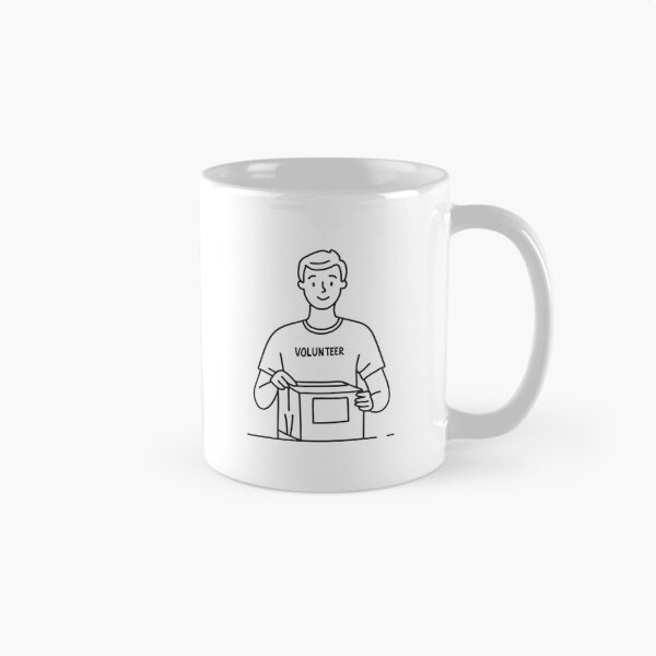 Item preview, A volunteer packing supplies in a donation center designed and sold by rasagamastore.