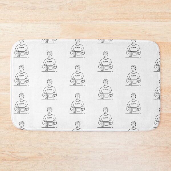Item preview, A volunteer packing supplies in a donation center designed and sold by rasagamastore.