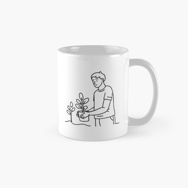 Item preview, A volunteer planting trees in a public park designed and sold by rasagamastore.