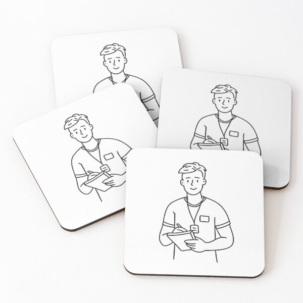 Item preview, A volunteer registering participants at a charity run designed and sold by rasagamastore.