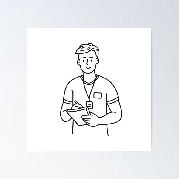 Item preview, A volunteer registering participants at a charity run designed and sold by rasagamastore.
