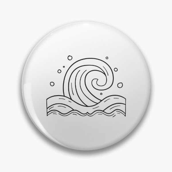 Item preview, A vortex forming above ocean waves designed and sold by rasagamastore.