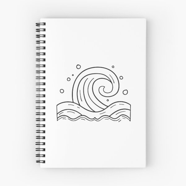 Item preview, A vortex forming above ocean waves designed and sold by rasagamastore.