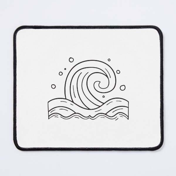 Item preview, A vortex forming above ocean waves designed and sold by rasagamastore.