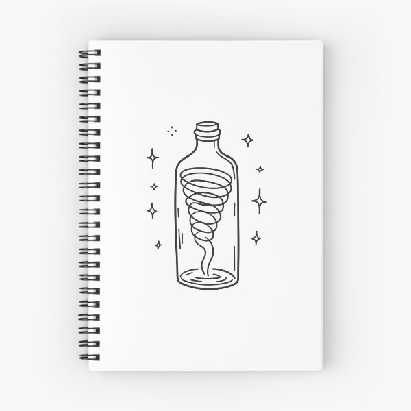 Item preview, A vortex rising from a spinning bottle designed and sold by rasagamastore.