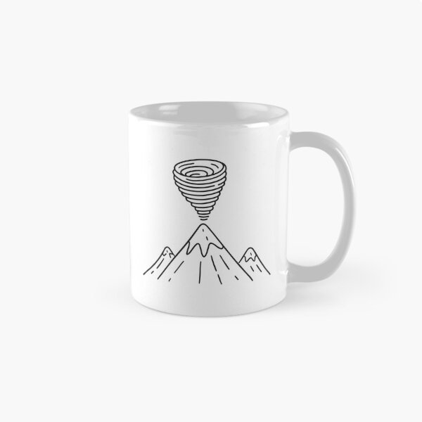 Item preview, A vortex swirling above a mountain peak designed and sold by rasagamastore.