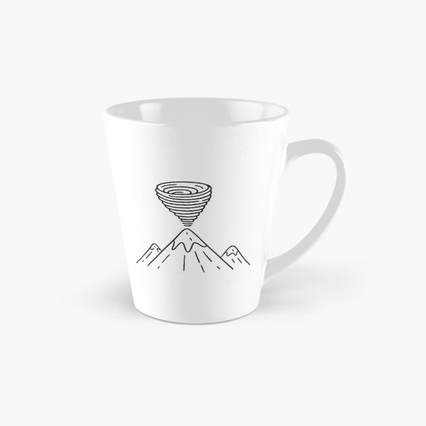 Item preview, A vortex swirling above a mountain peak designed and sold by rasagamastore.