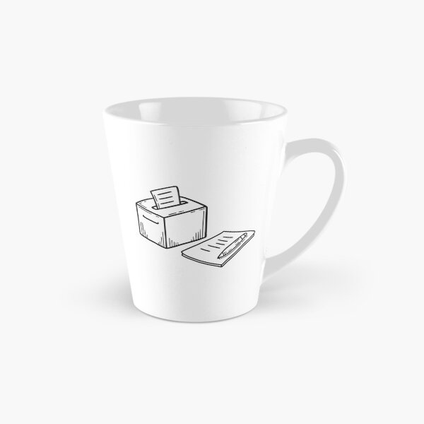Item preview, A vote box beside a pen and ballot sheet designed and sold by rasagamastore.