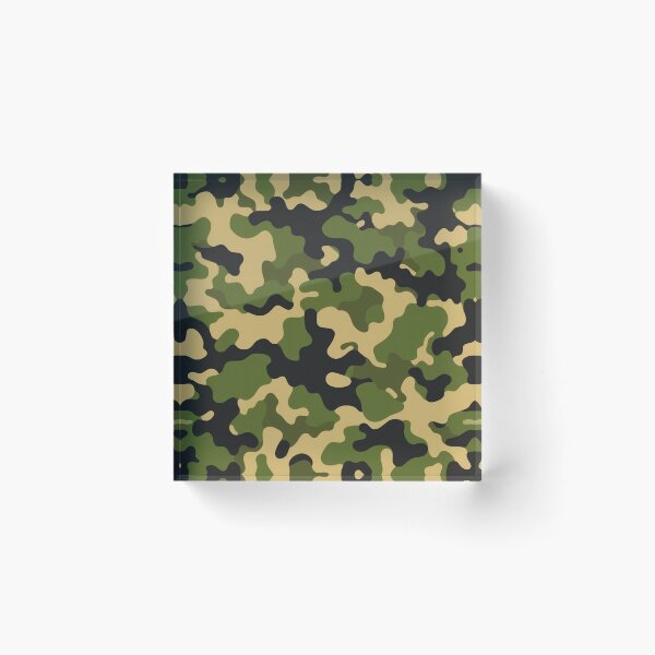 Item preview, Tactical Olive and Black Camouflage Pattern designed and sold by IntelliMindDesigns.
