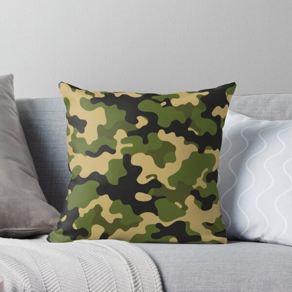 Item preview, Tactical Olive and Black Camouflage Pattern designed and sold by IntelliMindDesigns.