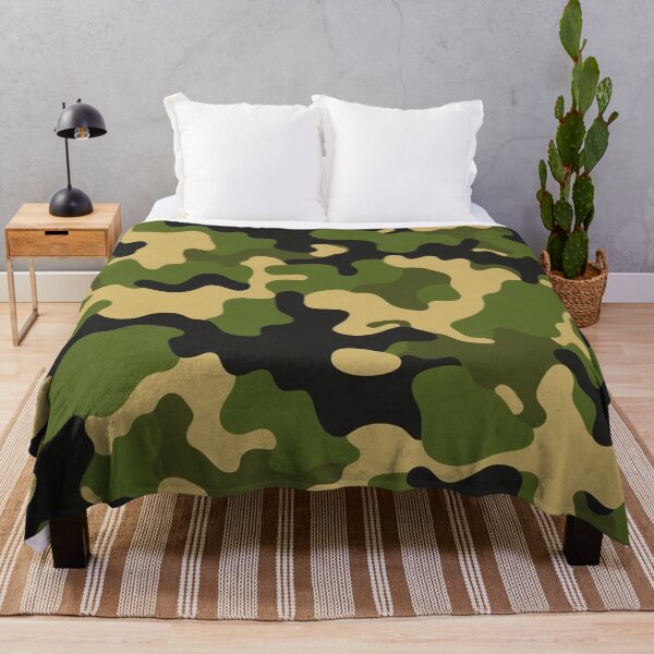 Item preview, Tactical Olive and Black Camouflage Pattern designed and sold by IntelliMindDesigns.