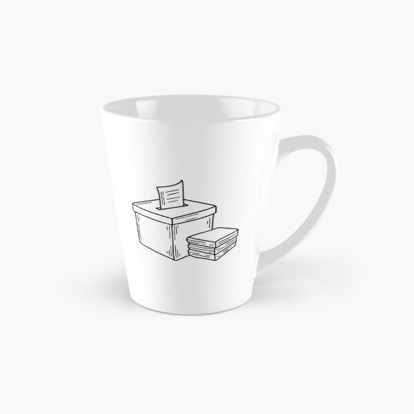 Item preview, A vote box beside a stack of papers designed and sold by rasagamastore.