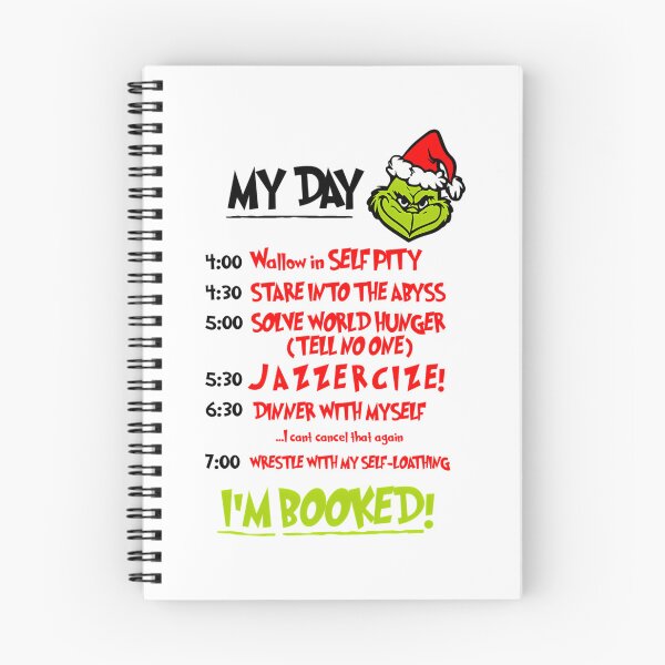 Item preview, The Grinch My Day Schedule Im Booked Funny Christmas designed and sold by Mystic-Misfitse.