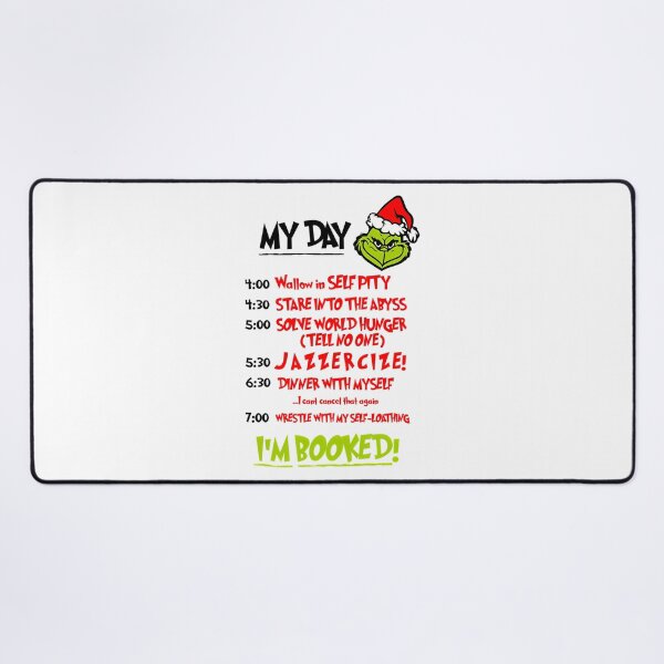 Item preview, The Grinch My Day Schedule Im Booked Funny Christmas designed and sold by Mystic-Misfitse.