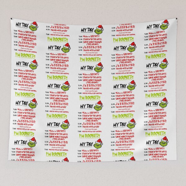 Item preview, The Grinch My Day Schedule Im Booked Funny Christmas designed and sold by Mystic-Misfitse.
