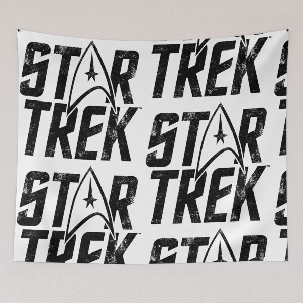 Item preview, Starfleet Sci-Fi Space Exploration: Retro USS Enterprise Silhouette and Live Long and Prosper Fan Art designed and sold by benja-08.
