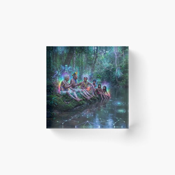 Item preview, The Journey of the Spirit — Mystical Spiritual Art for Decoration and Gifts · Ancestral Code designed and sold by RoninGangStudio.