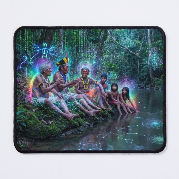 Item preview, The Journey of the Spirit — Mystical Spiritual Art for Decoration and Gifts · Ancestral Code designed and sold by RoninGangStudio.