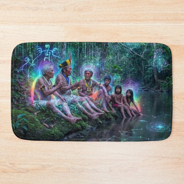 Item preview, The Journey of the Spirit — Mystical Spiritual Art for Decoration and Gifts · Ancestral Code designed and sold by RoninGangStudio.