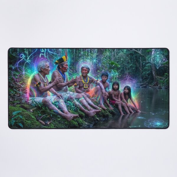 Item preview, The Journey of the Spirit — Mystical Spiritual Art for Decoration and Gifts · Ancestral Code designed and sold by RoninGangStudio.