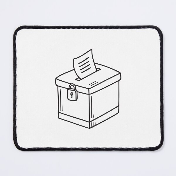 Item preview, A vote box with a lock on the front designed and sold by rasagamastore.