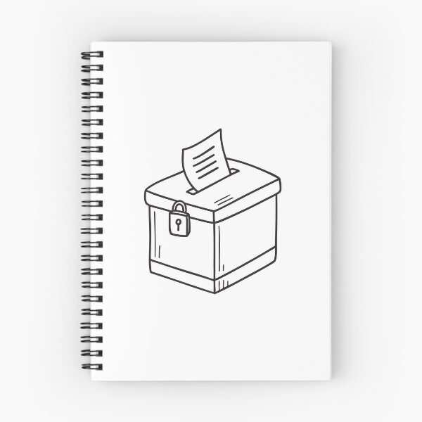 Item preview, A vote box with a lock on the front designed and sold by rasagamastore.