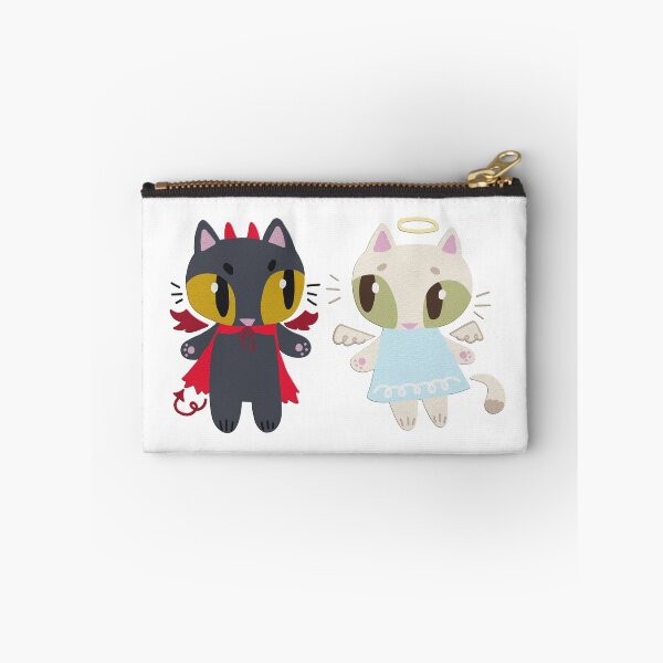 Item preview, matching angel and devil kitties! designed and sold by bberesford1.