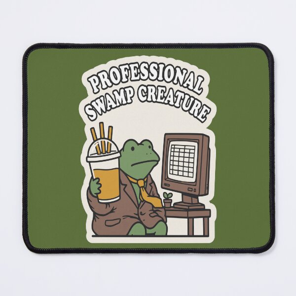 Item preview, Professional Swamp Creature Frog Office Humor designed and sold by KungPowUnicorn.