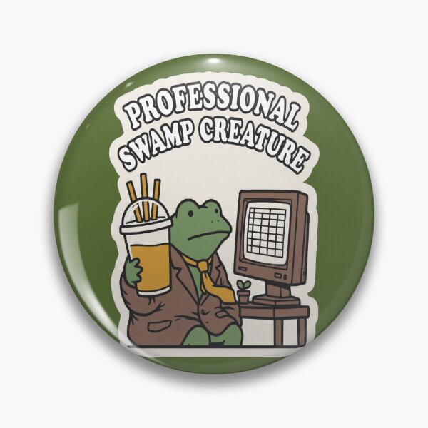 Item preview, Professional Swamp Creature Frog Office Humor designed and sold by KungPowUnicorn.