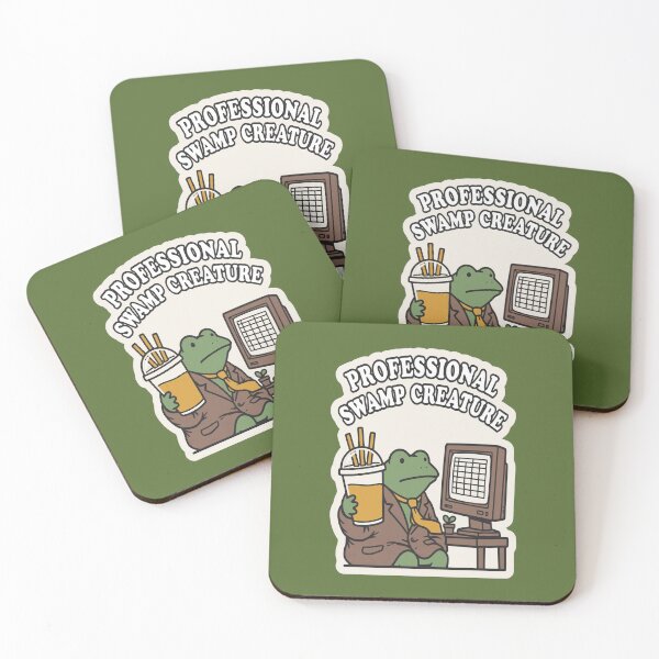 Item preview, Professional Swamp Creature Frog Office Humor designed and sold by KungPowUnicorn.
