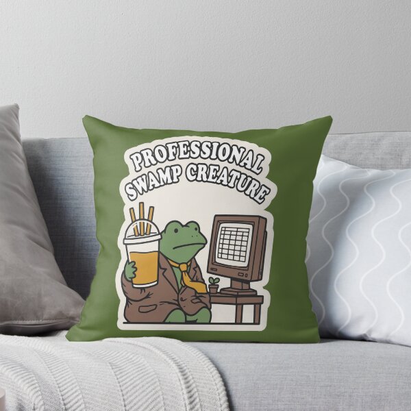 Item preview, Professional Swamp Creature Frog Office Humor designed and sold by KungPowUnicorn.