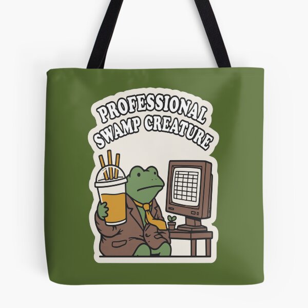 Item preview, Professional Swamp Creature Frog Office Humor designed and sold by KungPowUnicorn.