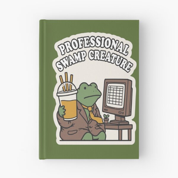 Item preview, Professional Swamp Creature Frog Office Humor designed and sold by KungPowUnicorn.