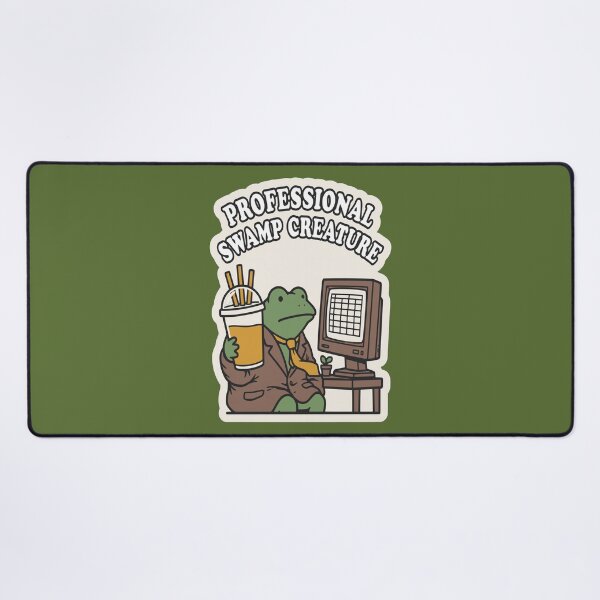 Item preview, Professional Swamp Creature Frog Office Humor designed and sold by KungPowUnicorn.