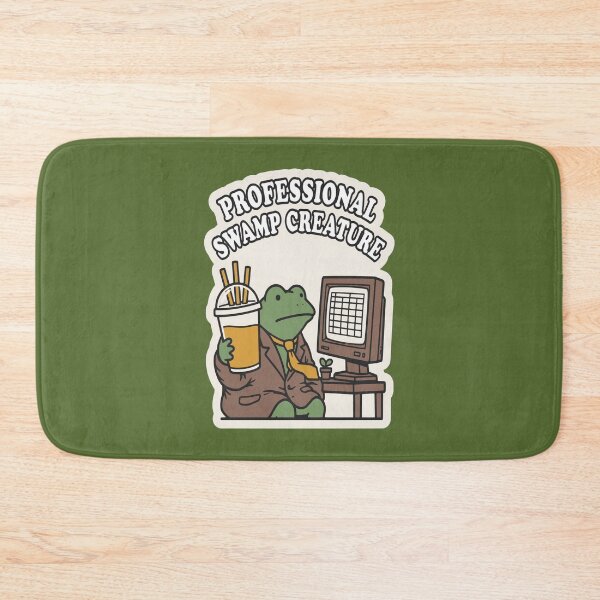 Item preview, Professional Swamp Creature Frog Office Humor designed and sold by KungPowUnicorn.