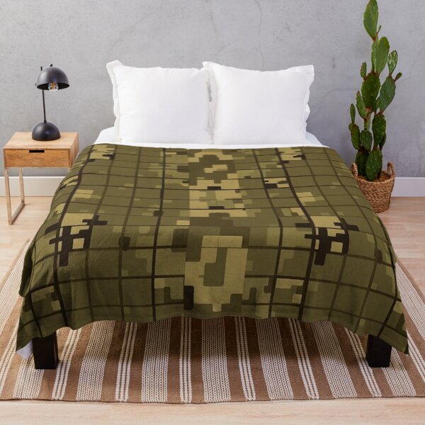 Item preview, Digital Grid Tech Camouflage Matrix Pattern designed and sold by IntelliMindDesigns.