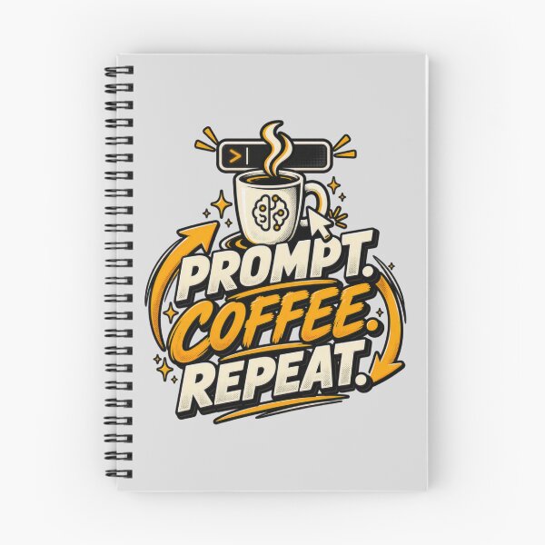 Item preview, Prompt Coffee Repeat designed and sold by erkancept.