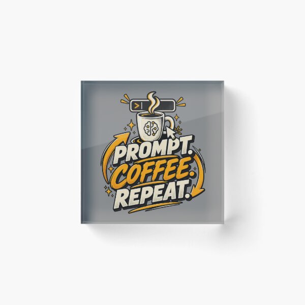 Item preview, Prompt Coffee Repeat designed and sold by erkancept.