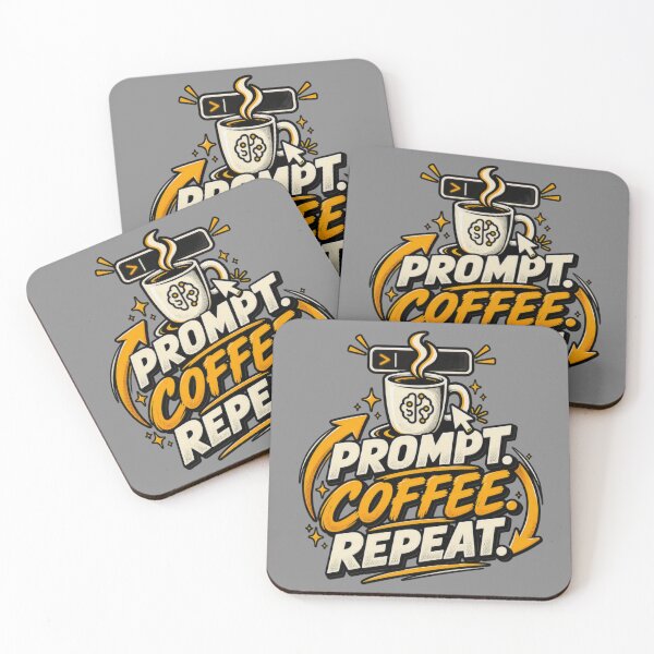 Item preview, Prompt Coffee Repeat designed and sold by erkancept.