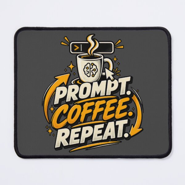 Item preview, Prompt Coffee Repeat designed and sold by erkancept.