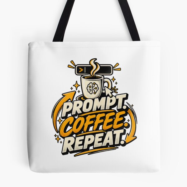 Item preview, Prompt Coffee Repeat designed and sold by erkancept.