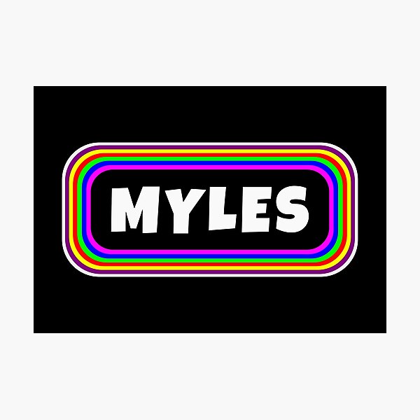 Artikelvorschau, Myles entworfen und verkauft von glowdesigns.