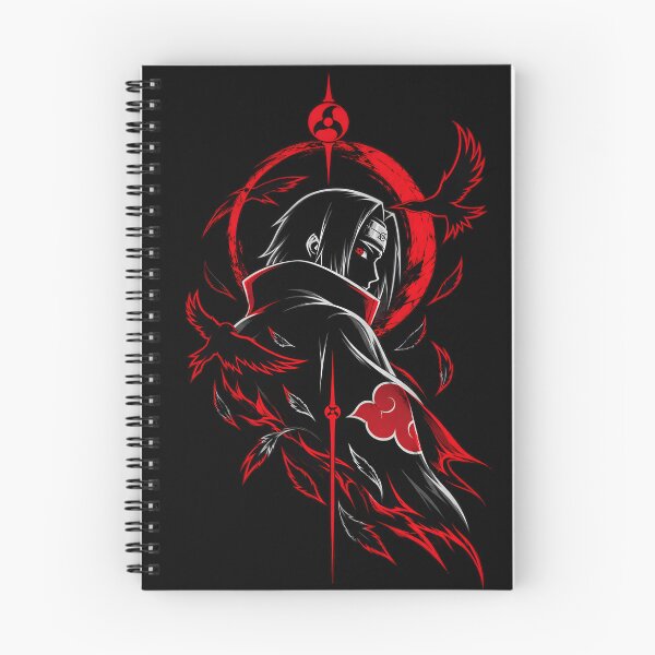 Item preview, Itachi Uchiha Akatsuki Crows Red Black designed and sold by QubekShop.