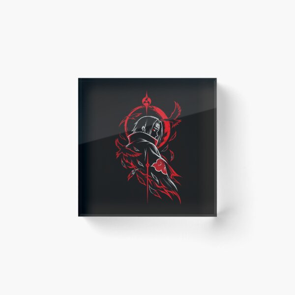 Artikelvorschau, Itachi Uchiha Akatsuki Krähen Rot Schwarz entworfen und verkauft von QubekShop.