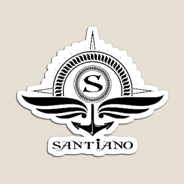 Item preview, Santiano Folk Rock Band Anchor Wing Emblem designed and sold by Artelaria.